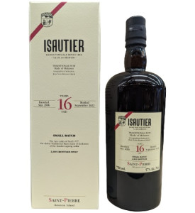 Isautier 16 Year Old Traditional Rum Made Of Molasses